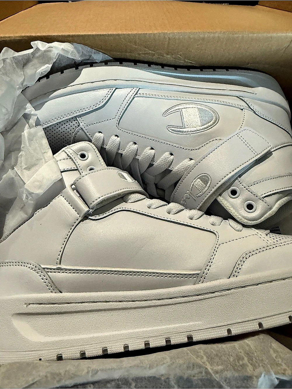 Champion Drome 19 Hi High-Top Sneakers White US 9